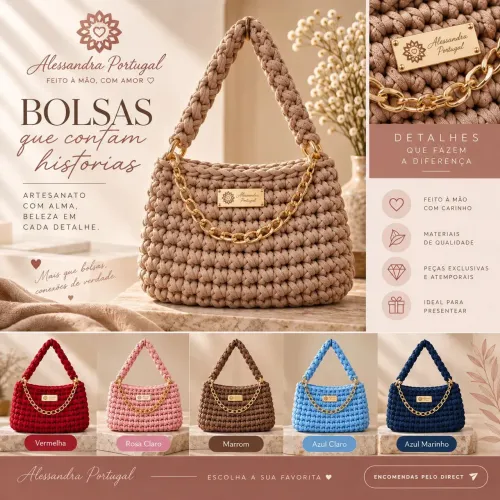 Bolsa de crochê