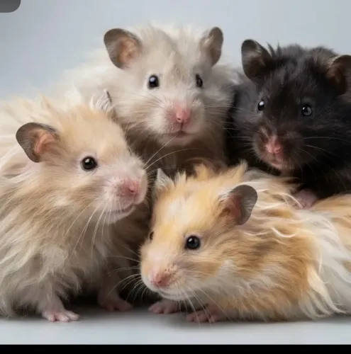 Hamster sírio angora (puro)