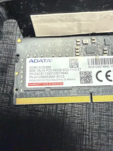 Memória ddr5 notebook 8gb 5600