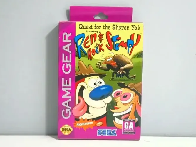 The Ren & Stimpy Show: Quest for the Shaven Yak - Sega Game Gear