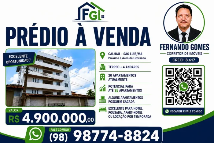 VENDO PREDIO DE 5 ANDARES 