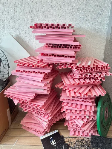 Placas de pvc rosa