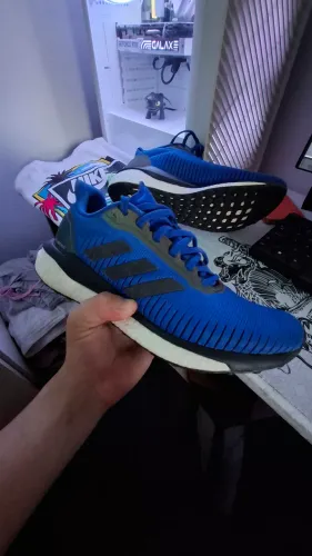 Tênis adidas solar drive boost azul masculino