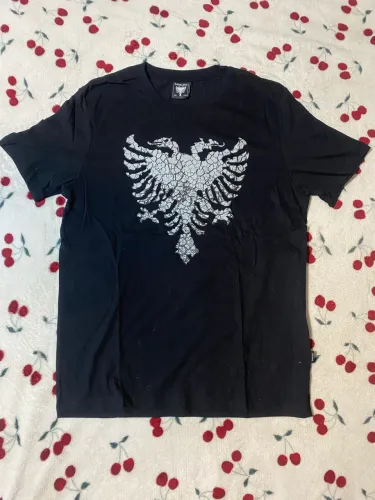 Camiseta Cavalera Preta Estampada Original