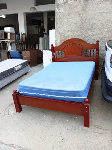 Cama Casal Com Colchão - Aceito Oferta