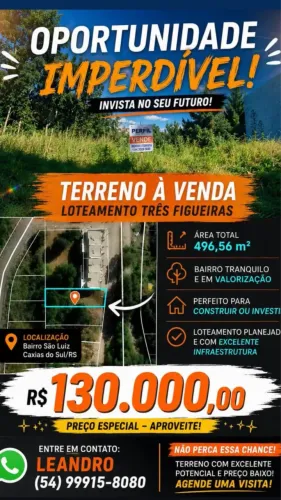 Terreno Loteamento Três Figueiras