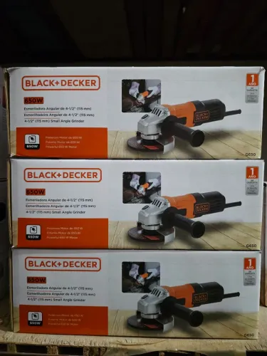Esmerilhadeira 650w 4.1/2" Black Decker
