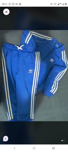 calça e casaco adidas original infantil <br>usado poucas vezes <br>r$ 150 <br>3/4 anos