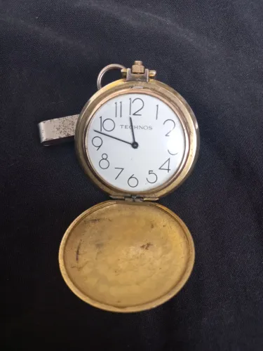 Raridade - Relogio de Bolso Tecmos a Corda Otimo Estado.