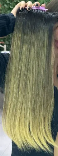 Cabelo humano para mega hair - na fita