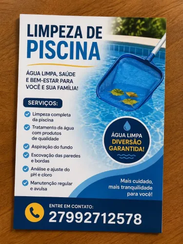Limpeza de piscina