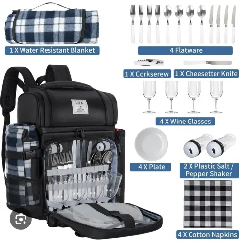 MOCHILA APOLLO WALKER TÉRMICA PICNIC 4 PESSOAS (MODELO CANADENSE)