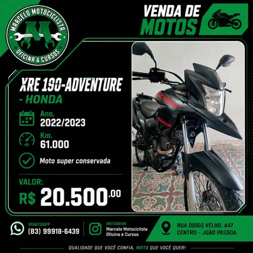 XRE 190 - ADVENTURE - HONDA 22/23