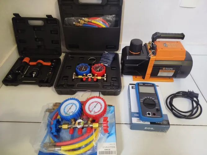 kit instalação de ar condicionado