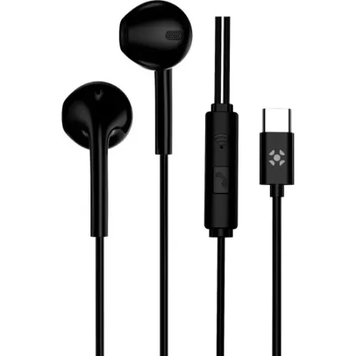 Fone de Ouvido Auricular Com Fio Tipo-c Fortrek Eb210 Preto *ENTREGA GRÁTIS*