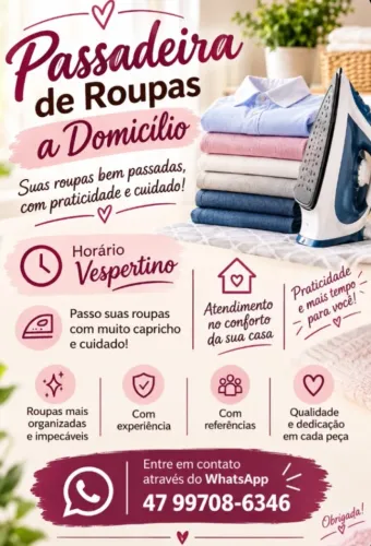 Passadeira de roupas 