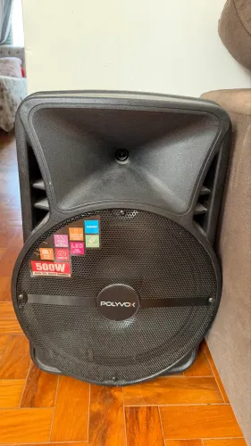 ? Caixa de Som Polyvox 500W - 15
