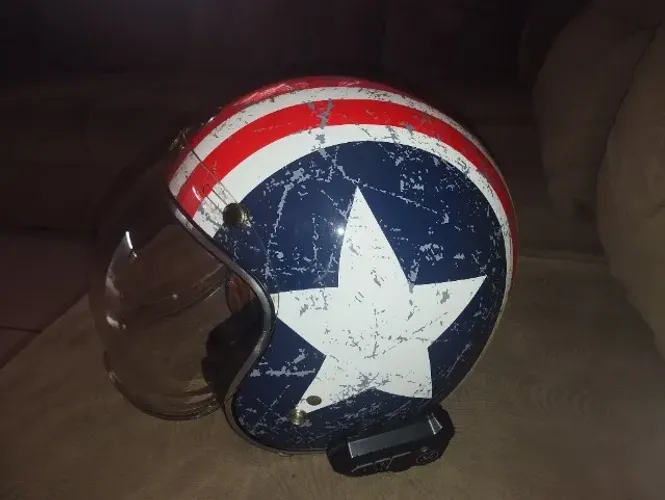 Capacete bobber chopper
