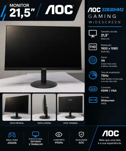 Monitor AOC 21.5 100hz