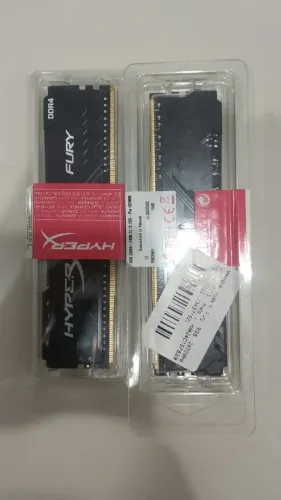 2 memórias Hyper X Fury - 8 giga cada - usada