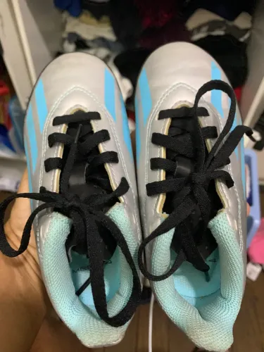 Chuteira X Crazyfast Messi.4 Society Adidas - Prata