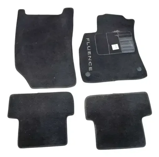 Jogo Tapete Renault Fluence Dynamique 2011 2012 2013 2014 Preto
