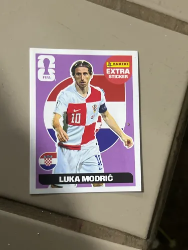 Figurinha lendária do Luka Modric lilás rara
