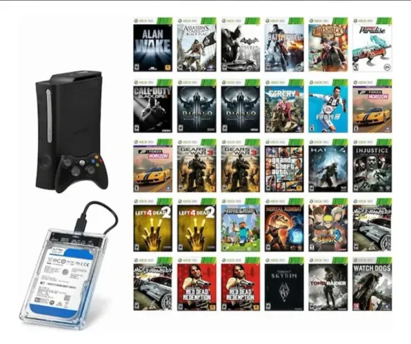 Hd de 1tb Xbox 360 - funciona em qualquer Xbox 360.