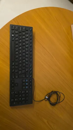 Teclado com fio Dell