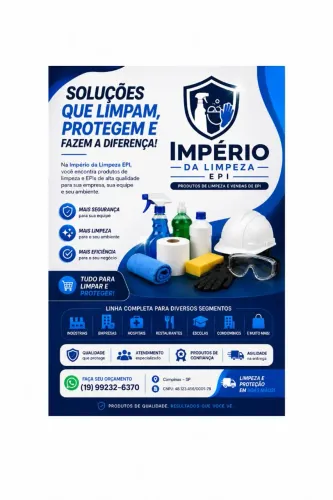 Produtos de limpeza para sua empresa e EPI 