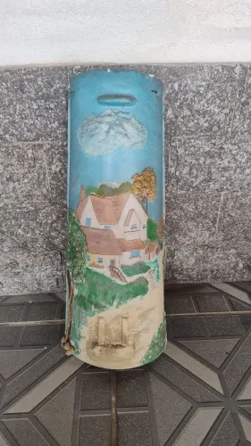 Telha de Cerâmica Pintura