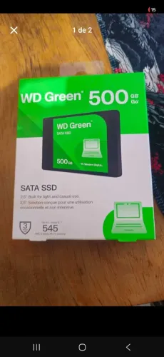 Ssd sata  WD GREEN 500GB(Novo)