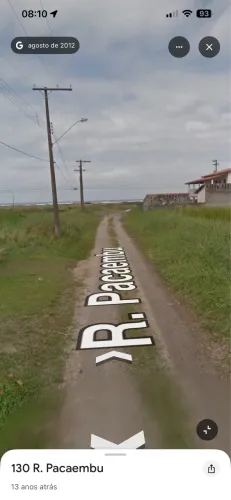 Terreno em ilha comprida 