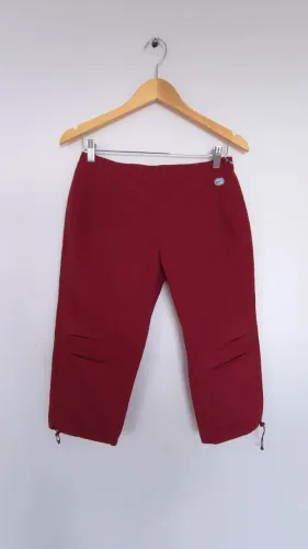 calça nike vintage y2k parachute vinho - original anos 2000