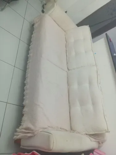 Vendo sofa branco semi novo