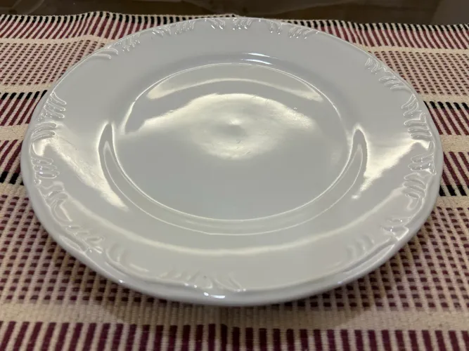 dúzia de pratos de jantar em porcelana schmidt