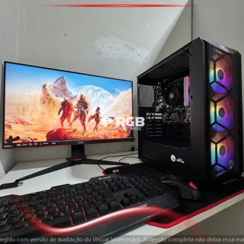 PC Gamer - Ryzen 5 4600G + 8GB + SSD 240GB + RX VEGA 12X SEM JUROS