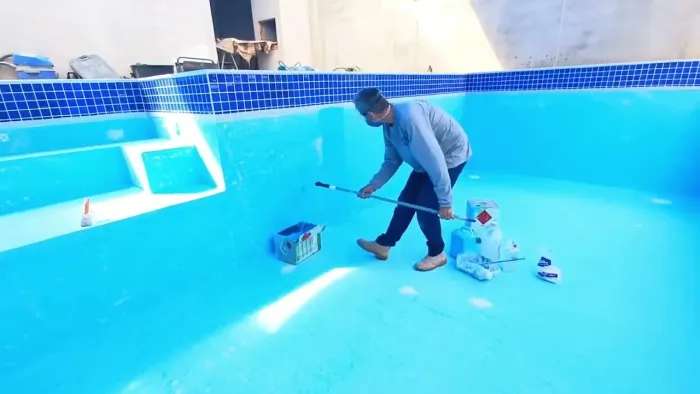 Revestimento Fibra em Piscina modalidade Premium Miranda - Mt2 