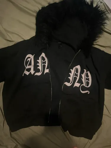 Moletom de zíper anny apparel