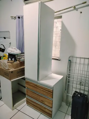 Guarda roupa solteiro,+ cabeceira de cama solteiro