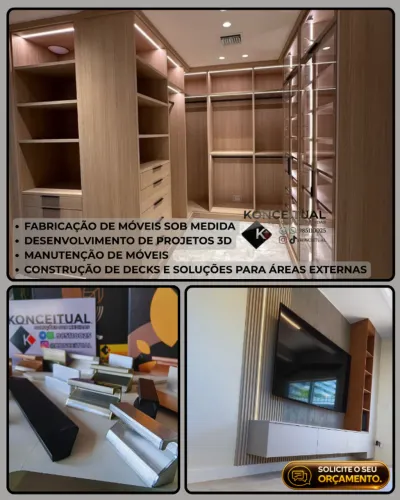Closet, Guarda Roupas e Móveis de Alto Padrão