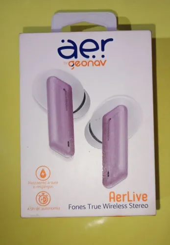 Fone Geonav AerLive Lilás - Estado de Novo (Completo)