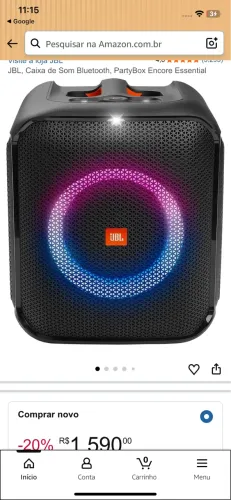 Jbl essencial,acompanha microfone .