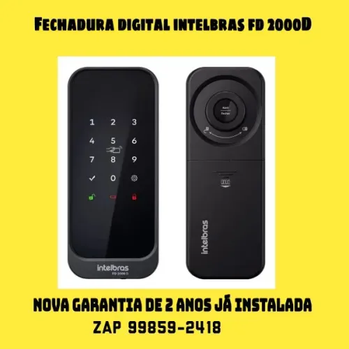Fechadura digital intelbras fd 2000 d