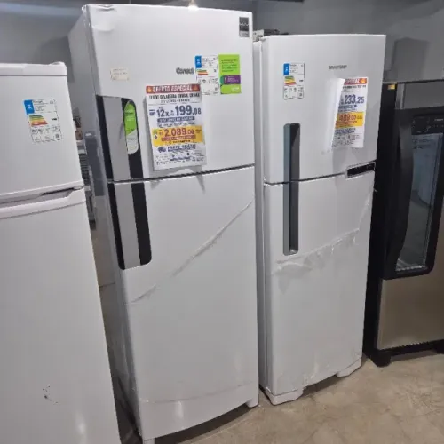 Geladeira 377 Litros Frost Free Nova De Outlet Detalhe Transporte Somente CONSUL 377L CRM4