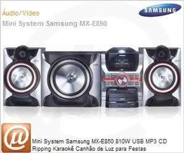 Som Samsung giga sound 3 caixas