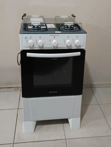 Fogão piso Atlas 4 Bocas - NOVO- com acend. Automático/Bivolt - Branco