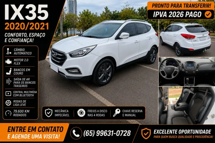 Hyundai IX35 GL 2.0 16V 2WD Flex Aut. 2021