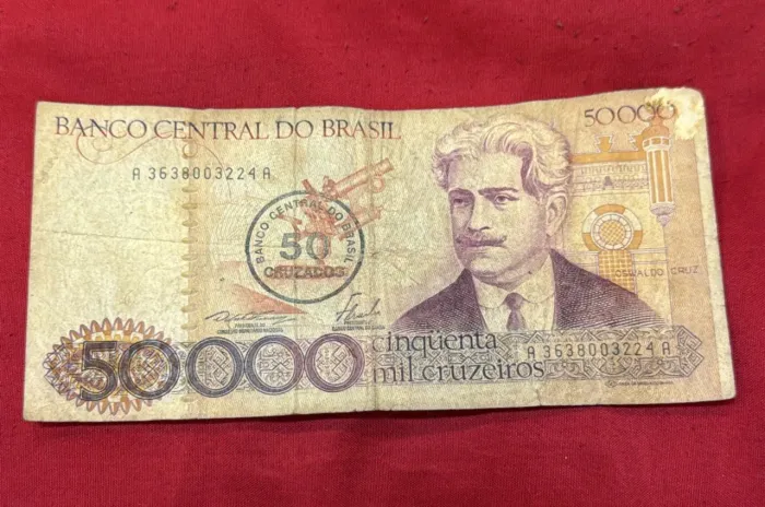 Nota Rara 50 mil cruzeiros