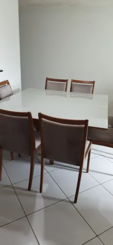 Mesa quadrada madeira pura 